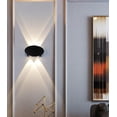 thumbnail image 2 of 4 LED Lámpara de pared para exteriores Interior y exterior Impermeable LED Luz blanca cálida Lámpara de pared Terraza Lámpara de jardín Decoración Sala de estar Dormitorio Lámpara de pared d, 2 of 5