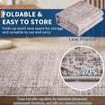 thumbnail image 4 of 3x5 Washable Vintage Border Rug, Stain-Resistant, Small Throw Carpet for Living Room, Dining Room, Kitchen, Office, Rubber Backing, Taupe., 4 of 8