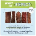 thumbnail image 4 of Pawstruck Natural Beef Jerky Chew Treats for Dogs, 4-6" Strips - 15 Count, 4 of 9