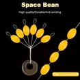 thumbnail image 5 of 60pcs(10 Groups) Vislijn 6-20# Carp Resistance Good Quality Catfish Flotador Luminous Space Beans Fishing Accessories Line Stopper Black Rubber Float BLACK 12-16#, 5 of 8
