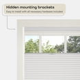 thumbnail image 3 of Cordless Room Darkening Cellular Pleated Window Shades, Light Filtering Top-Down Honeycomb Pull Down Blinds for Windows and Skylights, 39'' x 64'', 3 of 6