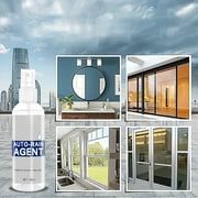 Rainproof Glass Cleaner Spray, Anti Fog and Hydrophobic Coating for Car Windshields, Streak Free Nanotech Repellent for Mirrors and Bathroom Glass, Long Lasting Visibility Improvement