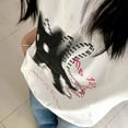 thumbnail image 2 of Women T-shirt Cat Print Loose Fashion Kawaii Tops Y2k Aesthetic Streetwear Casual All Match Grunge Harajuku Tshirts Top Y2k, 2 of 5