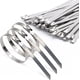 thumbnail image 1 of 100 piezas de bridas para cables de 300 mm, bridas para cables de metal, bridas para cables de acero inoxidable, metal Sincero Hogar, 1 of 2