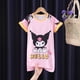 thumbnail image 4 of Camisón Kawaii Sanrioed para niños, Vestido de manga corta de Anime, MyMelody, Kuromi, Cinnamoroll, pijama de dibujos animados, regalo para el hogar, Verano, 4 of 4