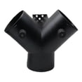 thumbnail image 1 of LOVIVER Ducting Exhaust Connector W/ Regulating Valve Vent Duct 3 Outlets Splitter 60mm Y Shape, 1 of 8