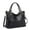 Black, variant on Kattee Leather Handbags Tote Shoulder Bag for Woman Satchel Designer Purse Top Handles Crossbody Bag Large Capacity