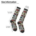 thumbnail image 2 of Pofeuu Bright Insects Print Stockings, Adult Running Hiking Socks for Youth and Adult, 2 of 6