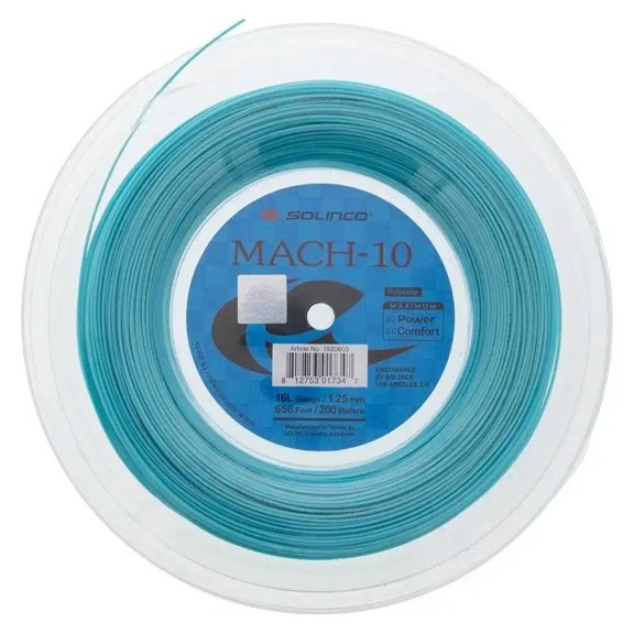 Solinco Mach-10 Tennis String Reel, 200m/656ft, 16L