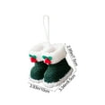 thumbnail image 2 of Bwiyojiz Home Decor Christmas Decorations Decoration Little Boot Pendant Gift Ornament Plushs, Gifts for Family, Green, 2 of 7