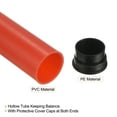 thumbnail image 3 of Uxcell Junior Relay Track Baton Plastic Race Field Stick Athletics, Red 2 Pack, 3 of 5