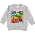 thumbnail image 2 of Inktastic I'm Four Comic Book Toddler Sweatshirt, 2 of 4