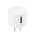 thumbnail image 2 of onn 12W Single USB-A Port Wall Charger with 3ft Lightning to USB Cable, MFI Certified Foldable Plug, White - Compatible with iPhone 14/13/12/11/X/XR/XS/8/7/6/5, iPad, Airpods and more, 2 of 11