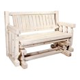 thumbnail image 1 of Montana Woodworks Homestead 19" Handcrafted Transitional Wood Glider in Natural, 1 of 4