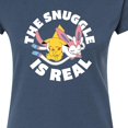 thumbnail image 3 of Pokémon - The Snuggle Is Real Pikachu And Sylveon - Juniors Fitted Graphic T-Shirt, 3 of 5