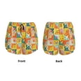 thumbnail image 3 of Logiee different patchwork Print Women 2 in 1 Running Shorts,High Waisted Athletic Shorts,Gym Workout Shorts with Liner Pockets-X-Large, 3 of 7