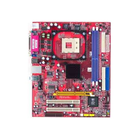 Refurbished-PC ChipsM963G (V3.2)Intel Socket 478 Motherboard, with 1 AGP 8x Slot/2 PCI Slots/1 CNR Slot, on board audio, video and LAN, 4 USB Ports, IDE, 2 DDR DIMM Sockets. Micro ATX Form (Best Micro Atx Board)