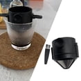 thumbnail image 3 of Cafetera de goteo de acero inoxidable para 1 o 2 tazas, fácil de limpiar, cono de café B con cepillo en caja, 3 of 9