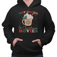 thumbnail image 2 of Hot Cocoa and Christmas Movies Hoodie Sweatshirt Unisex Large Black, 2 of 5
