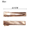 thumbnail image 3 of 45mm Hair Clips Single Prong Metal Alligator Clips Hairbow Accessory for DIY Craft Gold,50 Pieces, 3 of 5
