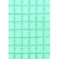 thumbnail image 1 of Ahgly Company Machine Washable Indoor Rectangle Solid Turquoise Blue Modern Area Rugs, 4' x 6', 1 of 4