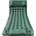 thumbnail image 1 of Colchón portátil autoinflable para acampar, colchón inflable con 9 cm de espesor, ultraligero, compacto, plegable, colchón autoinflable para 1 persona con P. Afortunado Sencillez, 1 of 3