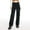 Black, variant on Women's Jeans High Rise Staright Leg Fashion Summer Solid Casual Pocket Buton Zipper Long Jeans Pants
