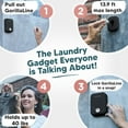 thumbnail image 6 of GorillaLine - Retractable Clothesline Indoor Outdoor Clothes Line - Heavy Duty Clothes Drying Laundry Line - Wall Mounted Drying Rack - Air Dry Clothing, 6 of 8