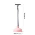thumbnail image 2 of Yonrjhukm Heavy-Duty Toilet Plunger, Household Suction Tool for Unclogging Toilets, Kitchen Sinks, Bathrooms, Bathtubs & Drains, Effective Rubber Suction Cup for All Clogged Ducts, 2 of 7
