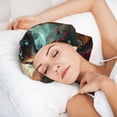thumbnail image 6 of Kdxio Moonlit Hairless Cat Monk Pattern Satin Bonnet Silk Bonnet Hair Bonnet for Sleeping Hair Bonnets for Women Curly Natural Hair, 6 of 6