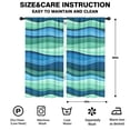 thumbnail image 2 of Blackout Kids Curtains,Green and Grey Abstract Art Artwork Childrens Insulated Curtains Set Of 2,Bedroom Essentials,Toddler Room Decor 42x84in(106x213cm), 2 of 4