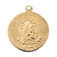 thumbnail image 3 of Gold Over Sterling Silver Scapular Medal Pendant Necklace, 3 of 7