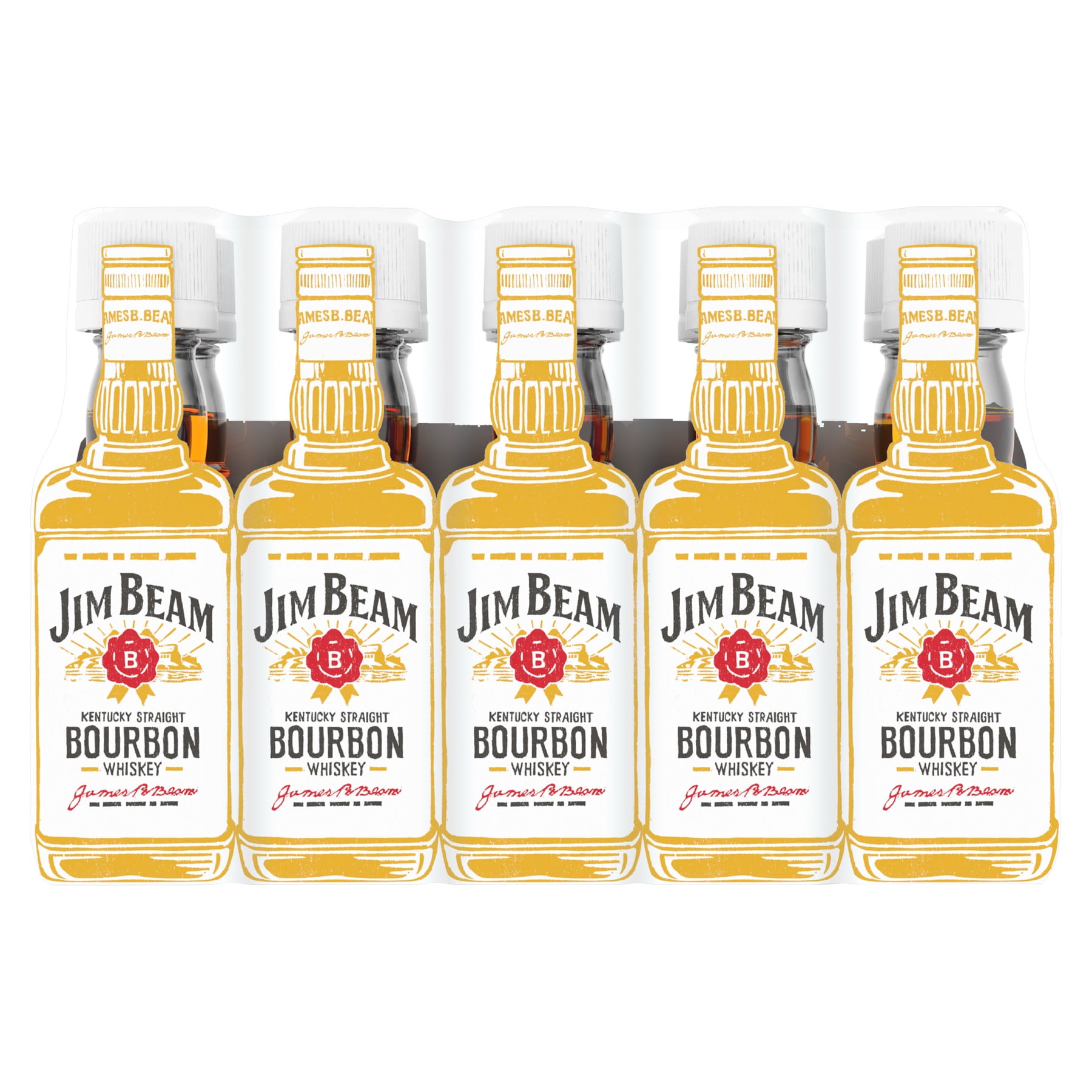 Jim Beam Vanilla Flavored Whiskey, 750 ml Bottle, 33% ABV