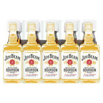 Jim Beam White Label Straight Bourbon Aged 4 YR, 1.75 L Bottle, 40