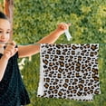 thumbnail image 4 of Leopard Print Hand Towels Tea Towel Kitchen Decor Set Absorbent Dish Towels Cooking Accessories Lint Free Hand Towels 2 PCS, 4 of 6