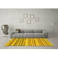 thumbnail image 3 of Ahgly Company Indoor Rectangle Abstract Yellow Modern Area Rugs, 5' x 8', 3 of 4