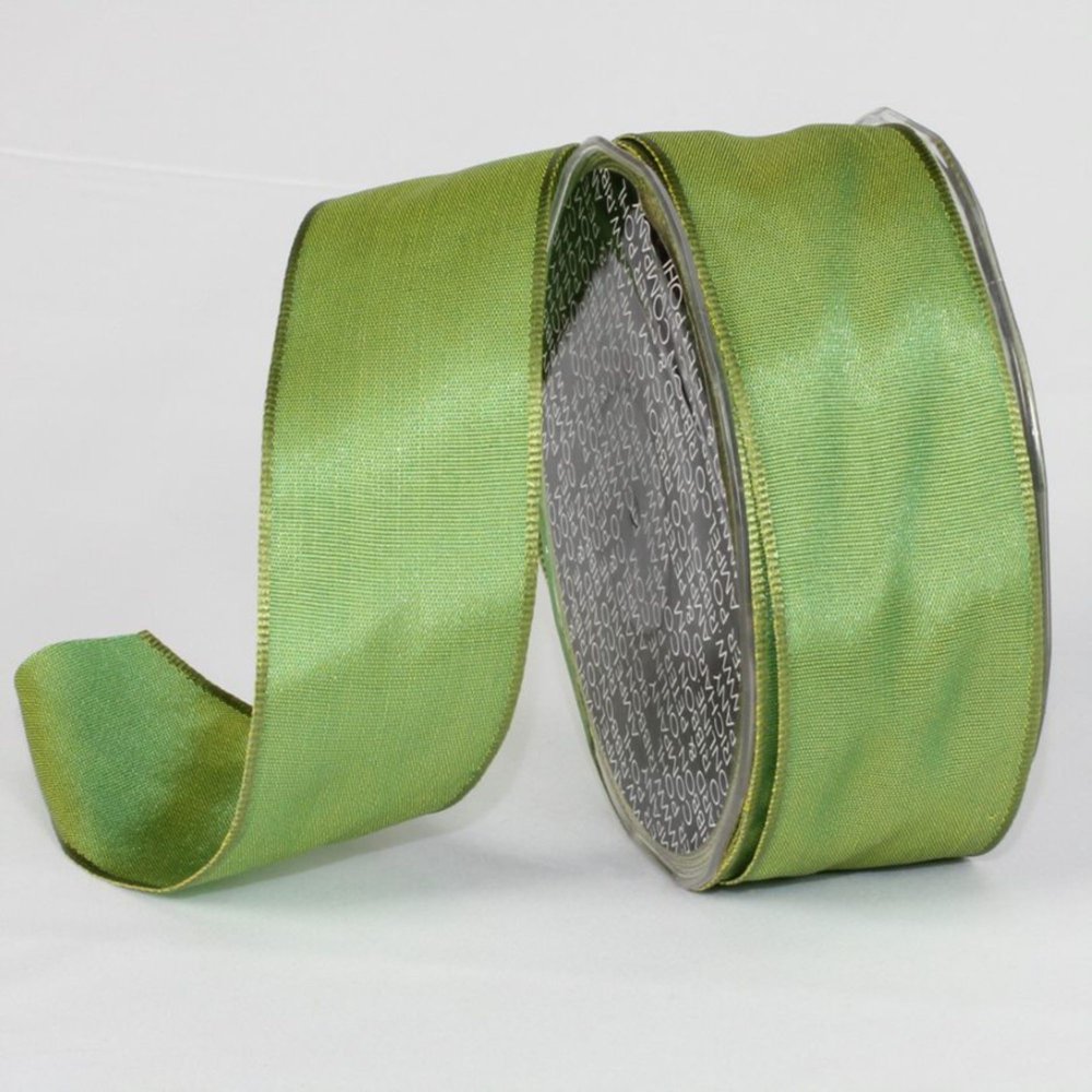 Sea Mist Green Solid Wired Craft Ribbon 1.5" x 27 Yards