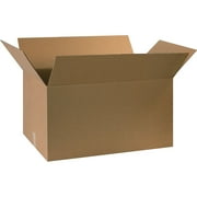 Angle View: Partners Brand 30" x 17" x 17" Shipping Boxes 48 ECT Brown 5/Bundle (AF301717)