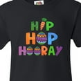 thumbnail image 4 of Inktastic Easter Hip Hop Hooray with Eggs and Carrot Youth T-Shirt, 4 of 5