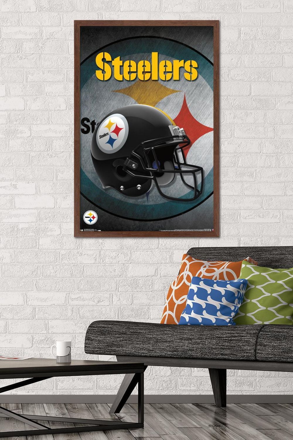 NFL Pittsburgh Steelers - Helmet 16 Wall Poster, 22.375" x 34"