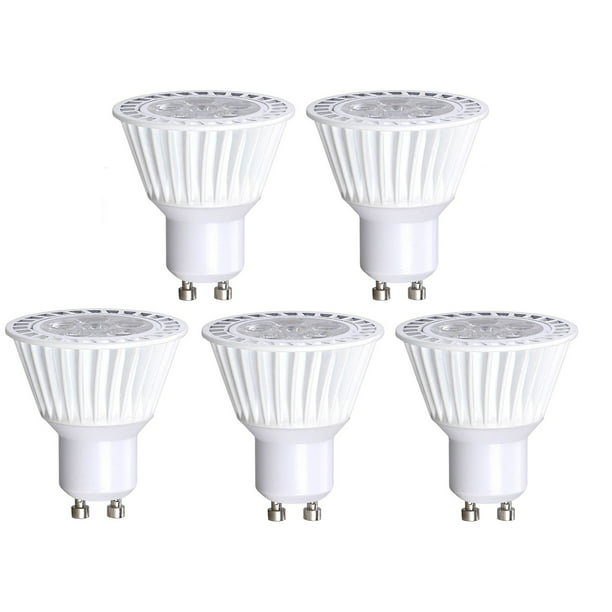 5 Pack Bioluz LED LED Bulb 50W Replacement (Uses watts) Dimmable 3000K 120v UL Listed - Walmart.com