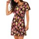 thumbnail image 2 of Easygdp Ice Cream Cake Camisón de manga corta para mujer, informal, estampado, 2 of 6