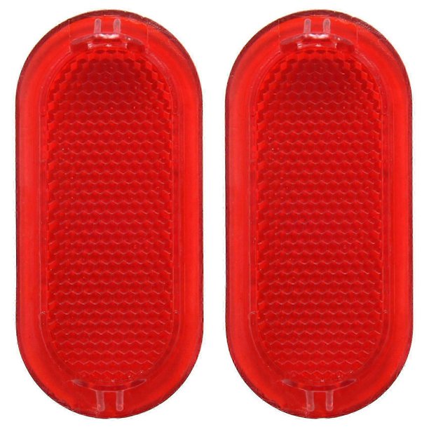 2Pcs Red Interior Door Panel Warning Light Cap Reflector for 6Q0947419