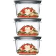 thumbnail image 2 of Set de almacenamiento de alimentos Utensilux Rubbermaid Premier 7 Cup x3, 2 of 4