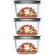 thumbnail image 2 of Set de almacenamiento de alimentos Utensilux Rubbermaid Premier 7 Cup x3, 2 of 4
