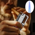 thumbnail image 2 of YoGold Torch Lighter, Adjustable Windproof Flame, Chef's Professional Gift, 3-in-1, Refillable Butane Lighter for Grilling, Outdoor, Barbecue and Baking Lighters (Butane Gas Free) Gray, 2 of 4