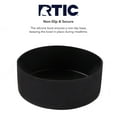 thumbnail image 3 of RTIC 3-in-1 Dog Bowl, Large, Stainless Steel Insulated Bowl, Silicone Lid, Black & Black, 3 of 7