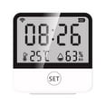 thumbnail image 1 of Office Smart Wifi Digital Display Thermometer Living Room Phone Control Desktop Lcd Screen Temperature Humidity Meter Clock, 1 of 6