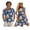Blue Hibiscus Floral, variant on Matching Outfits for Couples Polynesian Flower Casual Beach Vacation Party Shirt Lightweight Mens Shirts Casual Breathable Suitable for Everyday Casual Wear