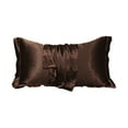thumbnail image 2 of Mlkoz Pillow Cases Clearance, Satin Silk Pillowca Satin Silk Pillowca Suitable For Hair And Skin Standard Size 20x30in With Hidden Zipper Soft Breathable Glay And Cool Sleeping, Women Gifts, 2 of 8